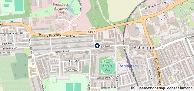 Map showing the location of Station Mot Centre