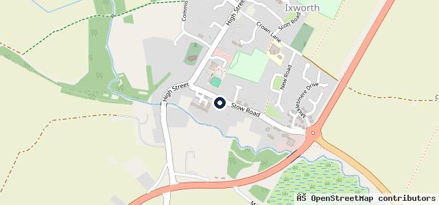 Map showing the location of Vehicle works