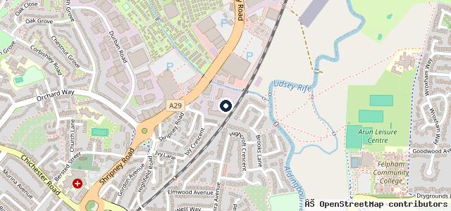 Map showing the location of Parker’s Vehicle Services