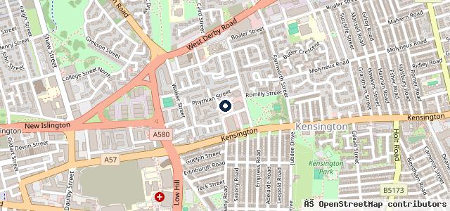 Map showing the location of A1 Mot Centre Liverpool Ltd