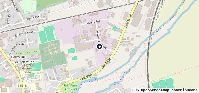 Map showing the location of AJ Autos