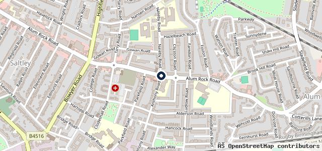 Map showing the location of Sri Balaji Service Station