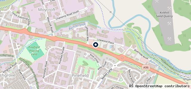 Map showing the location of Motability Scheme at Arnold Clark Renault Elgin