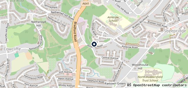 Map showing the location of Ashbrow Garage Ltd