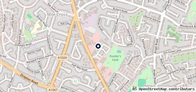 Map showing the location of ATS Euromaster Norwich Retail