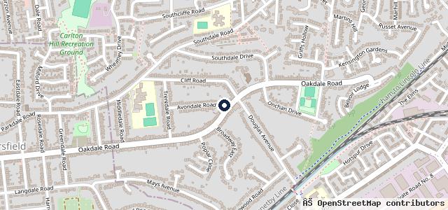 Map showing the location of Advance Auto Recovery