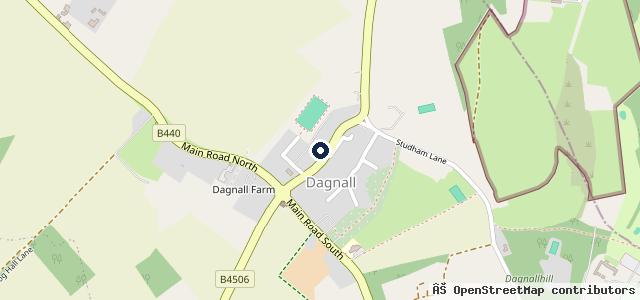 Map showing the location of B & H Autos
