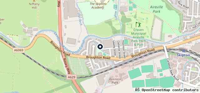 Map showing the location of Black Bull Vehicle Solutions Limited