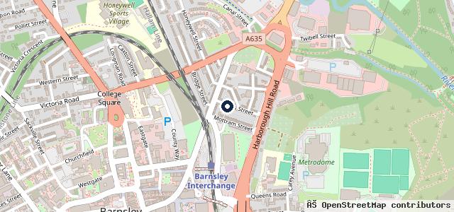 Map showing the location of BNN Autos - Independent BMW Specialist Barnsley