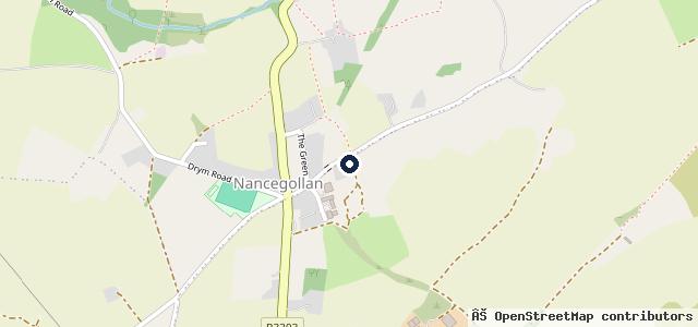 Map showing the location of Nancegollan garage