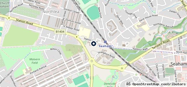 Map showing the location of C & S