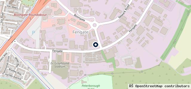 Map showing the location of Carworld Car Supermarket