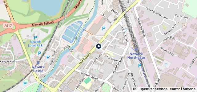 Map showing the location of Chapples Autos