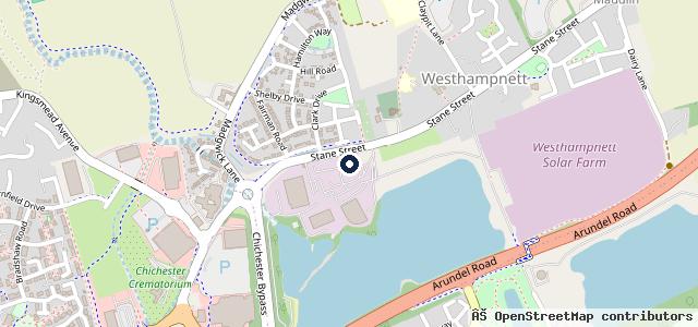 Map showing the location of Chichester District Council