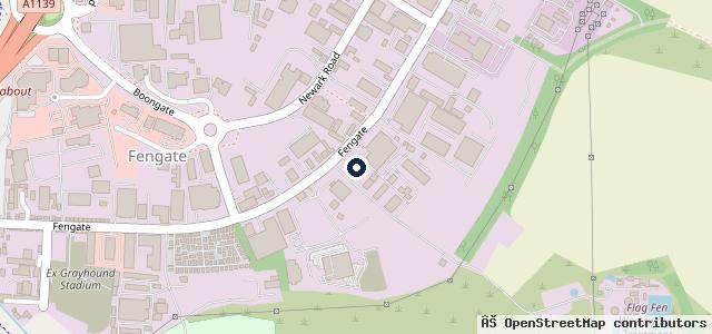 Map showing the location of Wings Škoda Peterborough
