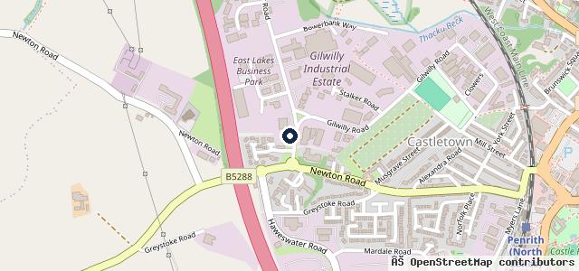 Map showing the location of David Hayton Autostore - Penrith