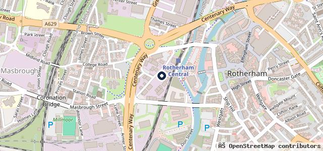 Map showing the location of Den's Auto's