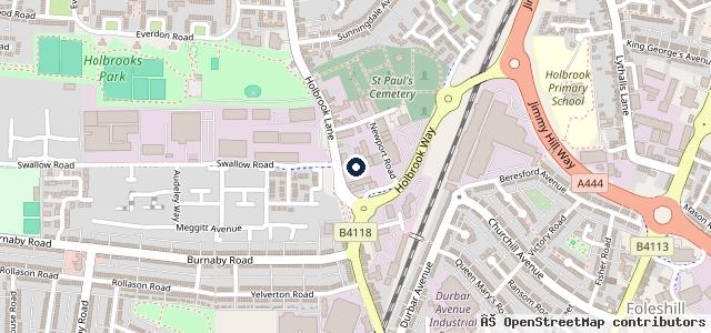 Map showing the location of Diesel Engine Services