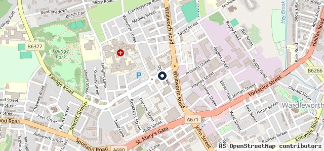 Map showing the location of Duke Street Autopoint Limited