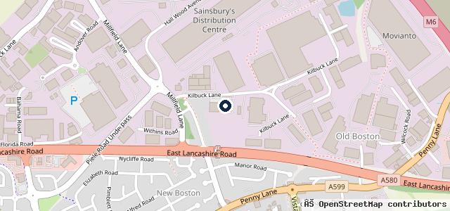 Map showing the location of Haydock Commercial Vehicles