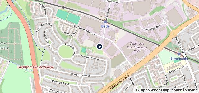 Map showing the location of Fastfit Cars & Vans