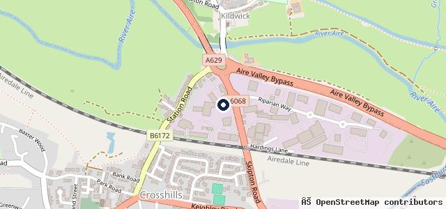 Map showing the location of Fix Auto Keighley