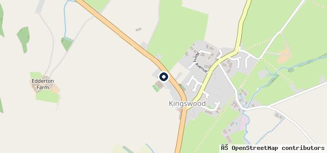 Map showing the location of Forden Garage