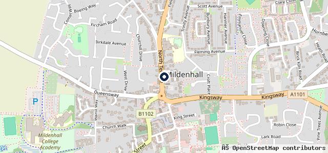 Map showing the location of Forestford