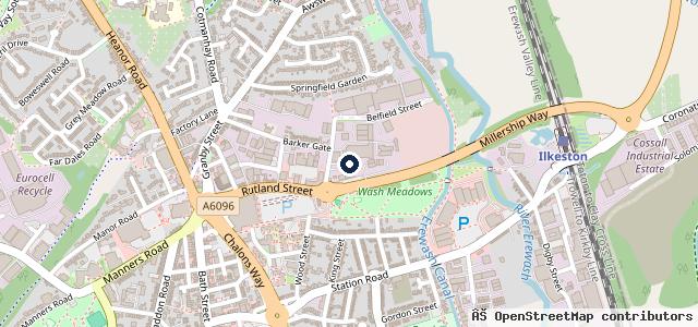 Map showing the location of G & V A Pitts Ltd