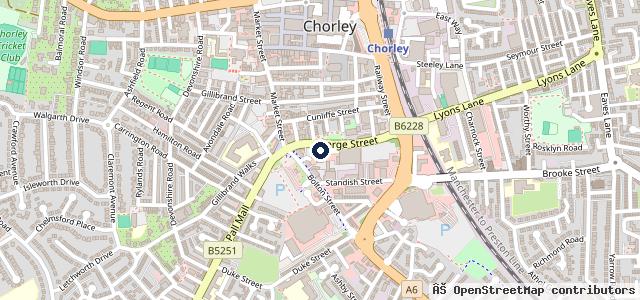 Map showing the location of George Street Motor Repairs Ltd