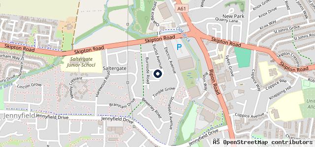 Map showing the location of GjF Automotive