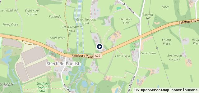 Map showing the location of Glebe Garage
