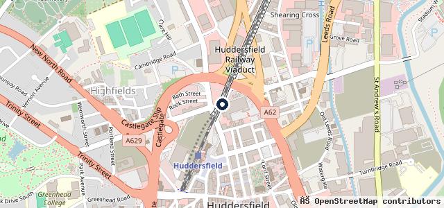 Map showing the location of Great Northern Street Motors