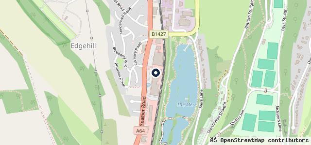 Map showing the location of Halfords Autocentre Scarborough