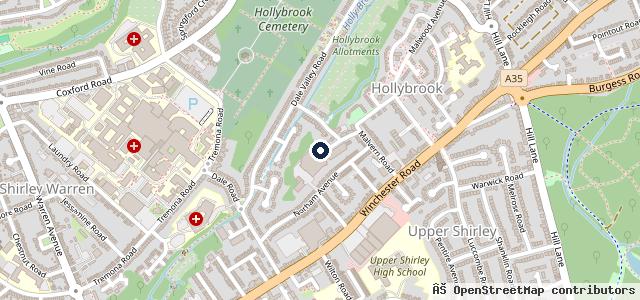 Map showing the location of Solent MOT Centre Ltd.