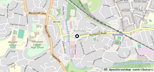 Map showing the location of Harrison Motors