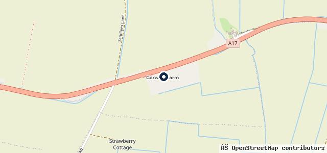 Map showing the location of Heckington M O T Center