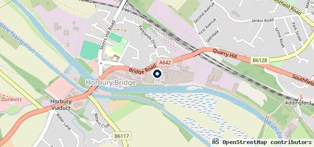 Map showing the location of Horbury MOT