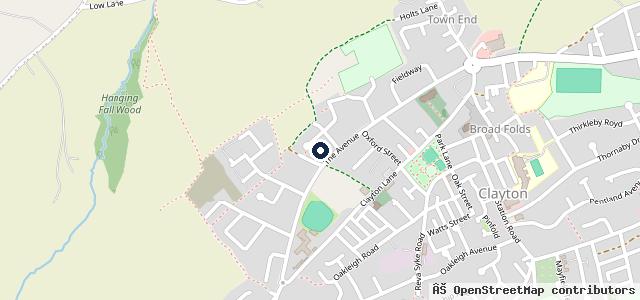 Map showing the location of Horsfield Car and Commercials