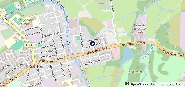 Map showing the location of James St Garage & Mot Centre