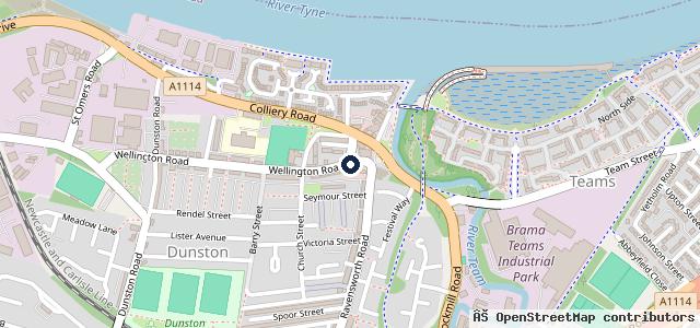 Map showing the location of AMO Autos & MOT