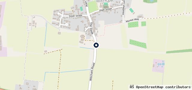 Map showing the location of Slade Paddock