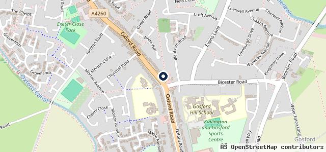 Map showing the location of Kings Two Wheel Centre