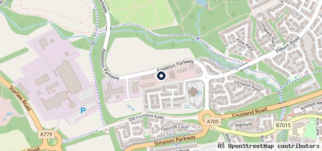 Map showing the location of Knightsridge Garage