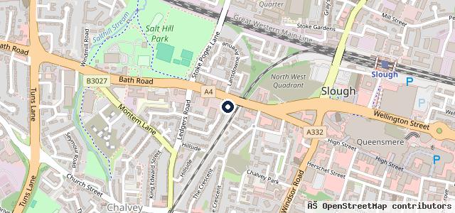 Map showing the location of Kwik Fit Plus - Slough - Bath Road