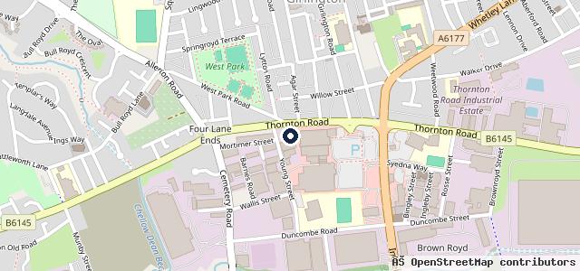 Map showing the location of Ladyroyd Garage Ltd