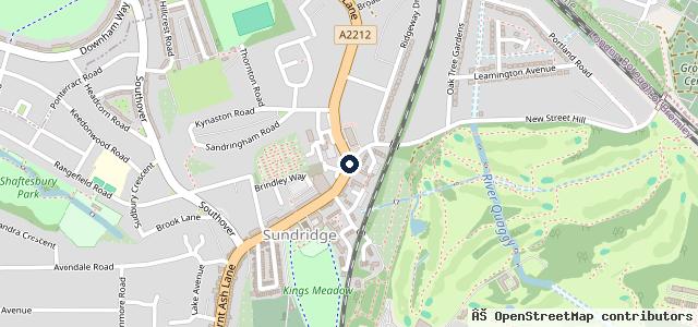 Map showing the location of Jemca Toyota Bromley