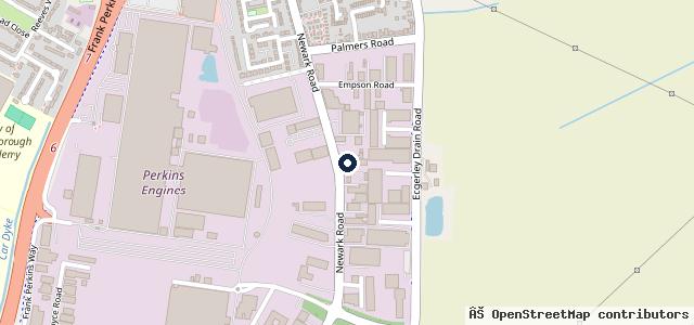 Map showing the location of Lodge Tyre