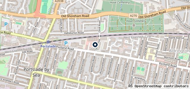Map showing the location of Alpha Servicing
