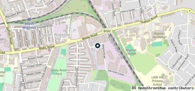 Map showing the location of Magna Garage